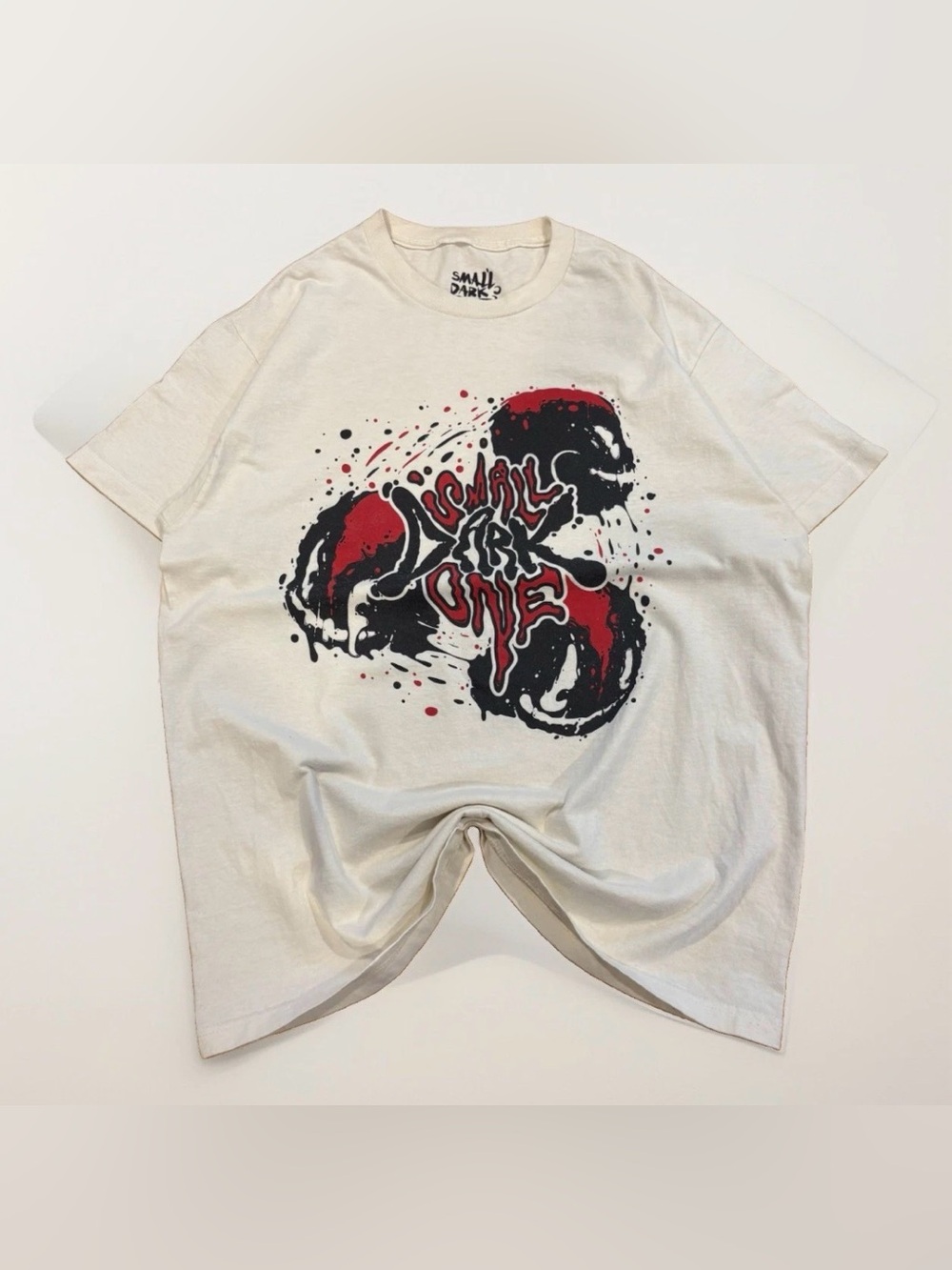 Lil' Darkie T-Shirt Small Dark One Rap Tee Size Large Rare White Ink Grunge Goth